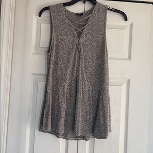 NWOT Express Peplum Tank Size L